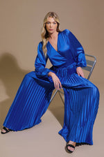 CRUSHING ON YOU SATIN JUMPSUIT - By Baano