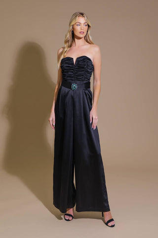 LOST IN YOUR EYES WOVEN JUMPSUIT - By Baano