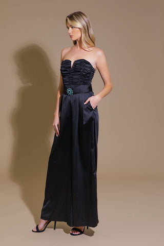 LOST IN YOUR EYES WOVEN JUMPSUIT - By Baano