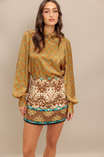 MOROCCAN MUSE WOVEN SKORT - By Baano