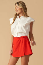 OFF TO TOMORROW WOVEN SKORT - By Baano