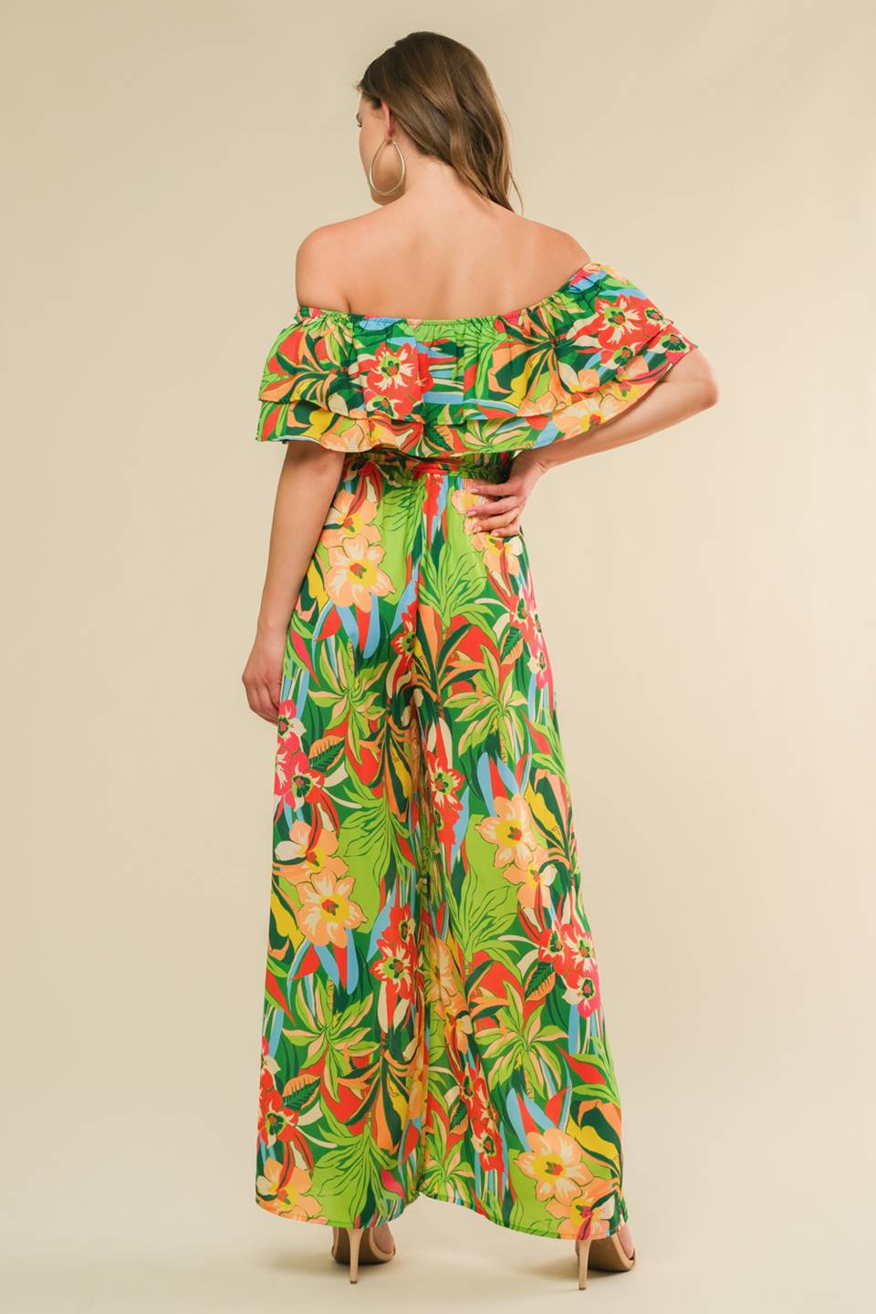 DARING HEART WOVEN JUMPSUIT - By Baano