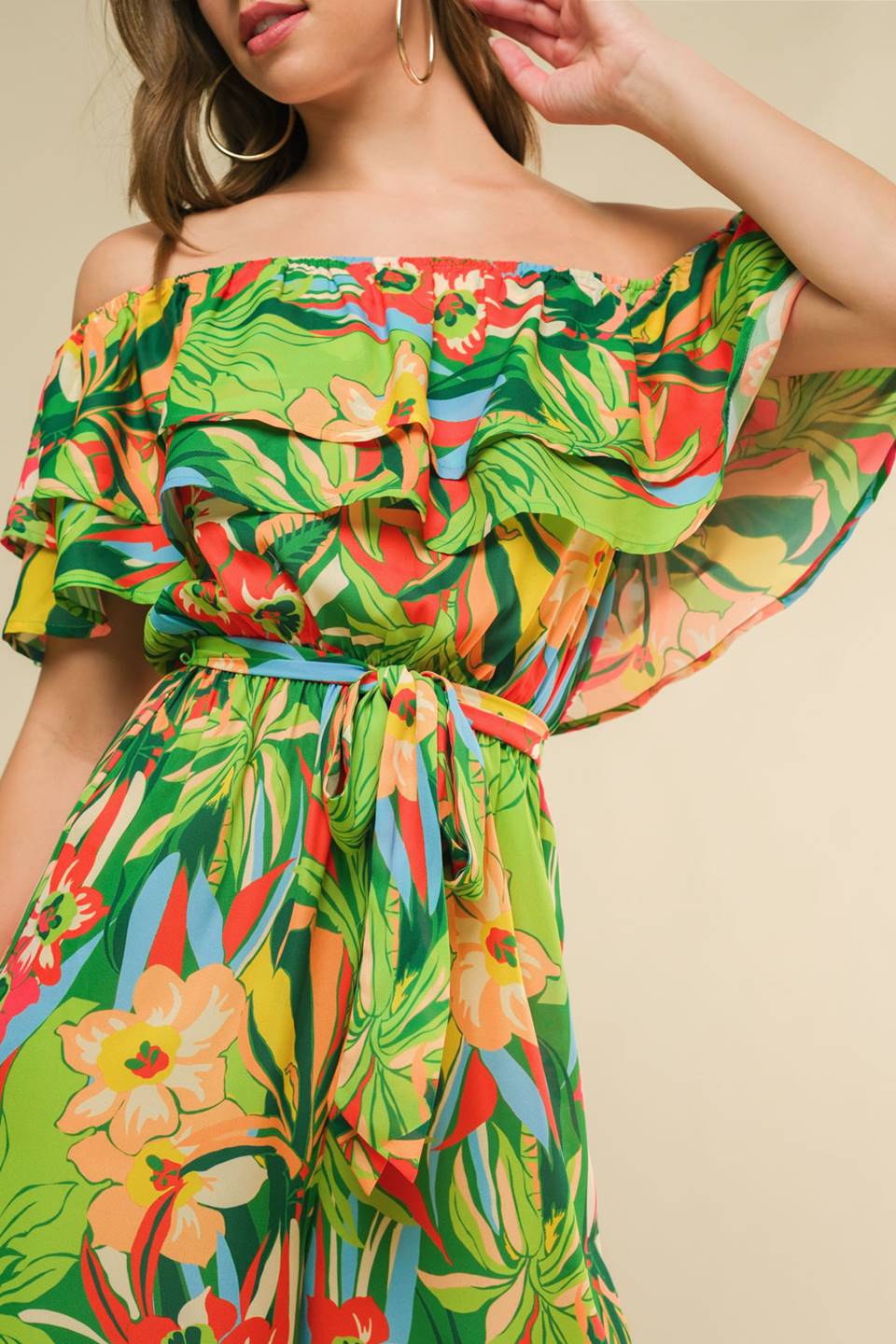 DARING HEART WOVEN JUMPSUIT - By Baano