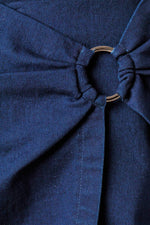 TAKING TIME OFF DENIM WOVEN SKORT - By Baano