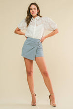 AFTERNOON SUNDANCE WOVEN SKORT - By Baano