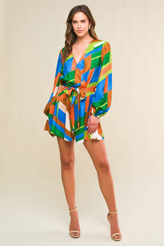 THIS IS YOUR SIGN WOVEN ROMPER - By Baano