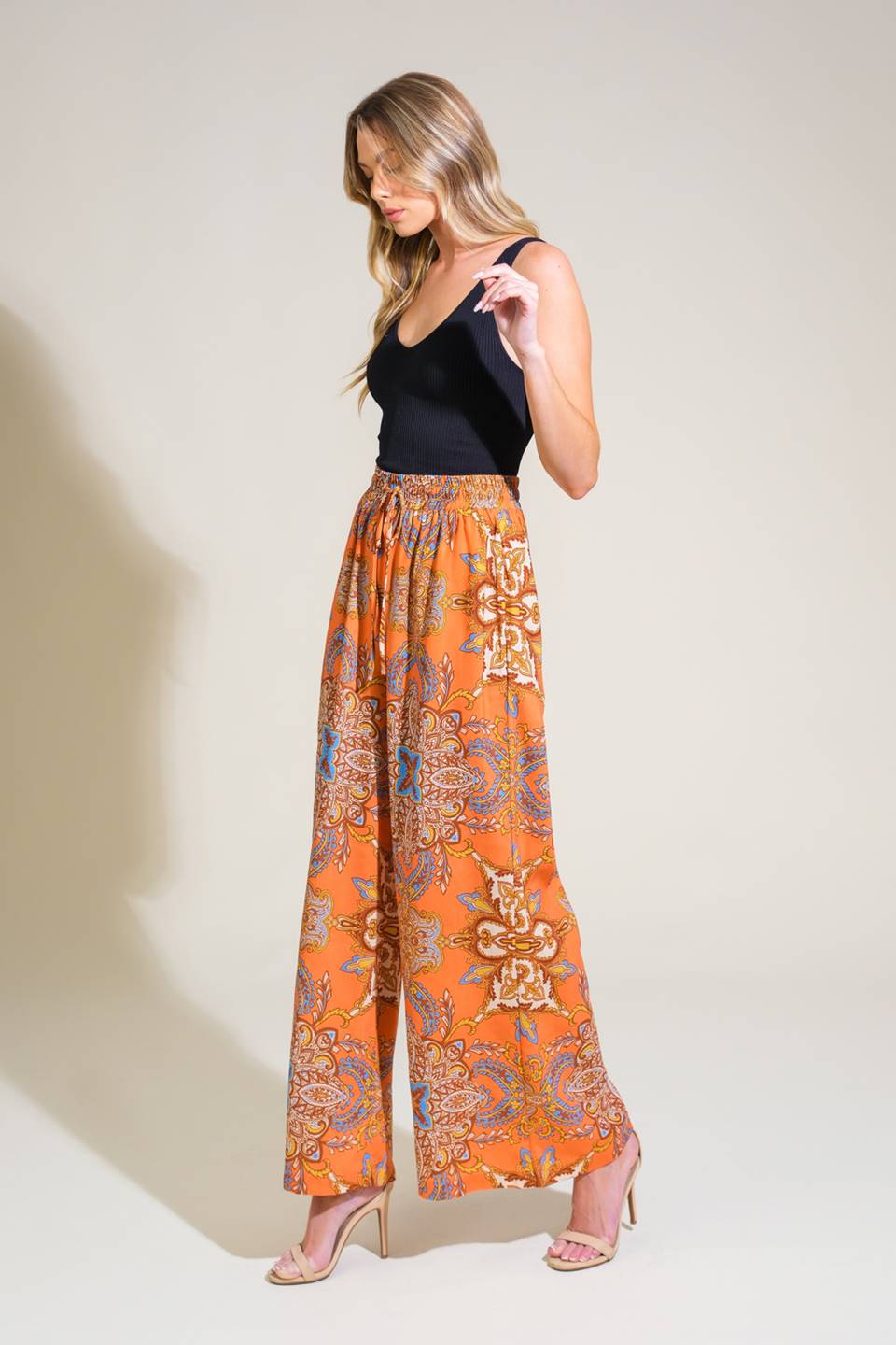 COUNTRYSIDE CHARM WOVEN PANTS - By Baano