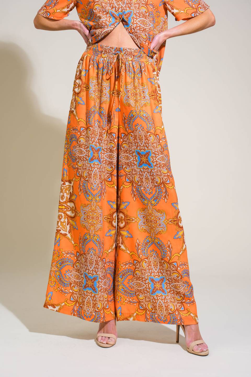 COUNTRYSIDE CHARM WOVEN PANTS - By Baano