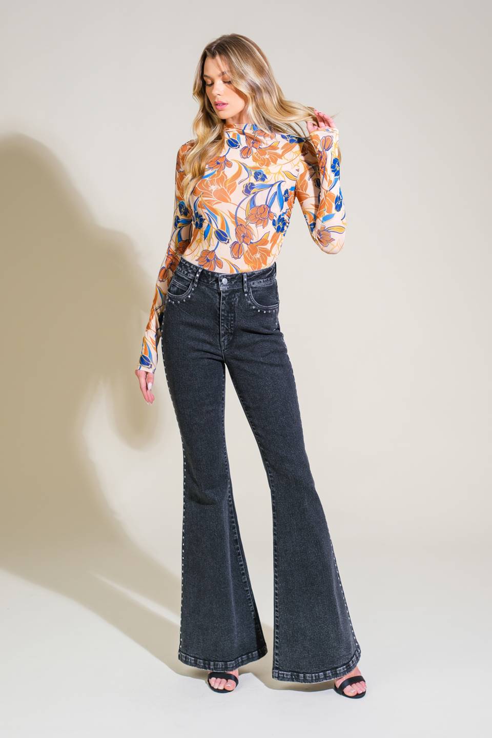 EFFORTLESS ENSEMBLE DENIM PANTS - By Baano