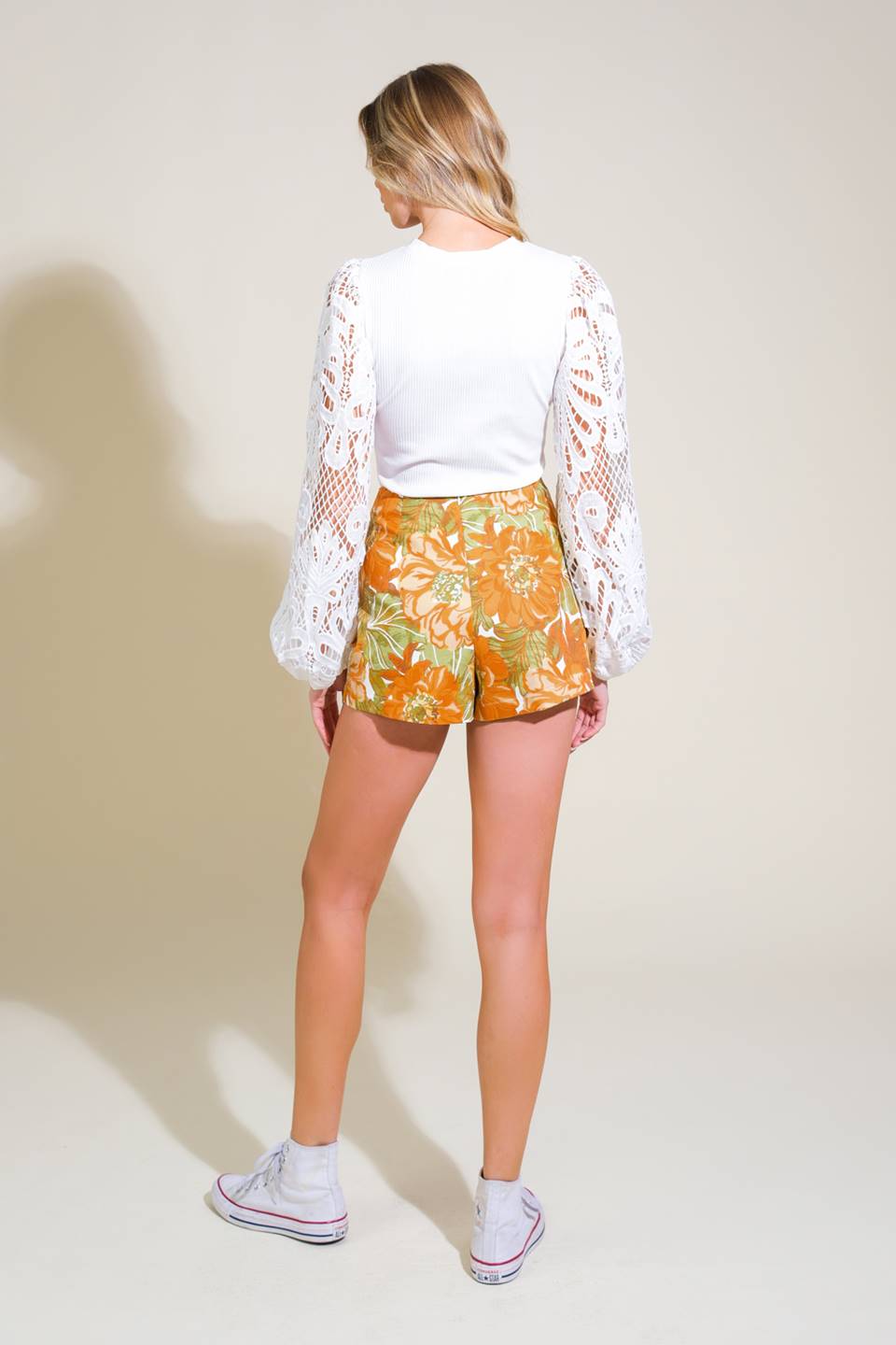 WAVE OF ELEGANCE WOVEN SKORT - By Baano