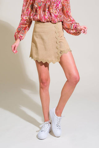 ALL THE SAME WOVEN SKORT - By Baano