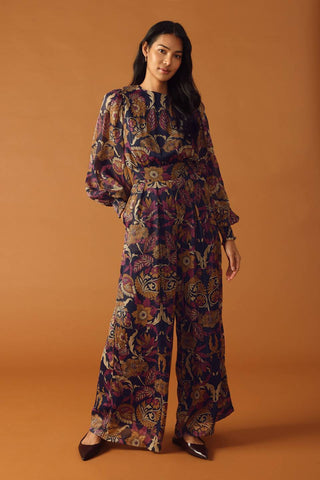 WHISPERING PINES WOVEN JUMPSUIT Flying Tomato