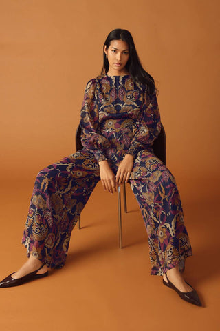 WHISPERING PINES WOVEN JUMPSUIT Flying Tomato