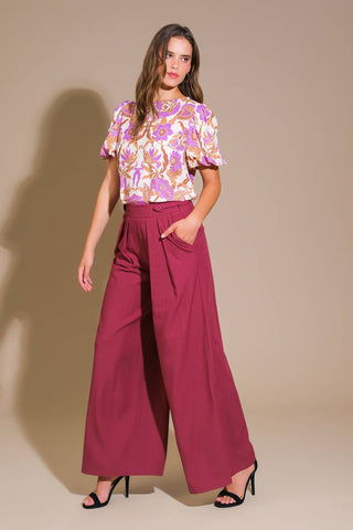 TERRACE VIEWS WOVEN PANTS - By Baano