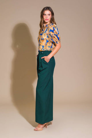 TERRACE VIEWS WOVEN PANTS - By Baano