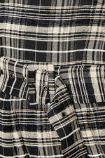 SAND DUNE WOVEN PLAID JUMPSUIT - By Baano