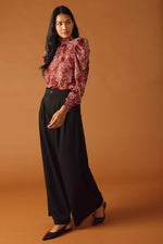 SWEET REMINISCENCE WOVEN WIDE LEG PANTS - By Baano