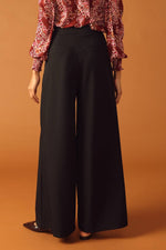 SWEET REMINISCENCE WOVEN WIDE LEG PANTS - By Baano