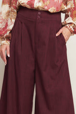 SWEET REMINISCENCE WOVEN WIDE LEG PANTS - By Baano