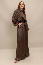 SUGAR BROWNIE WOVEN JUMPSUIT - By Baano