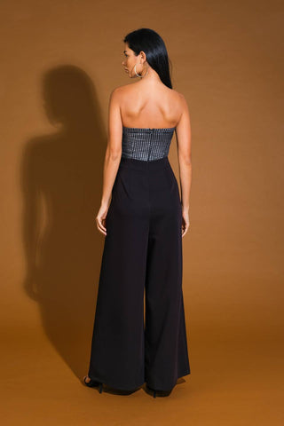 GLIMPSE OF GRACE WOVEN JUMPSUIT - By Baano