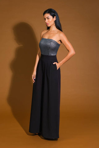 GLIMPSE OF GRACE WOVEN JUMPSUIT - By Baano