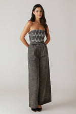 DELICATE TOUCH DENIM JUMPSUIT - By Baano