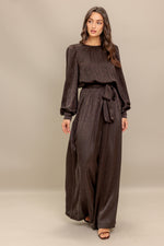 ESPRESSO WHISPER WOVEN JUMPSUIT - By Baano