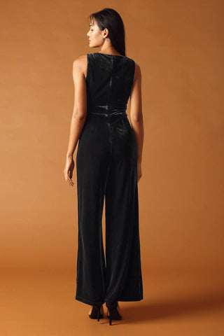 FINAL TOUCHES VELVET JUMPSUIT - By Baano