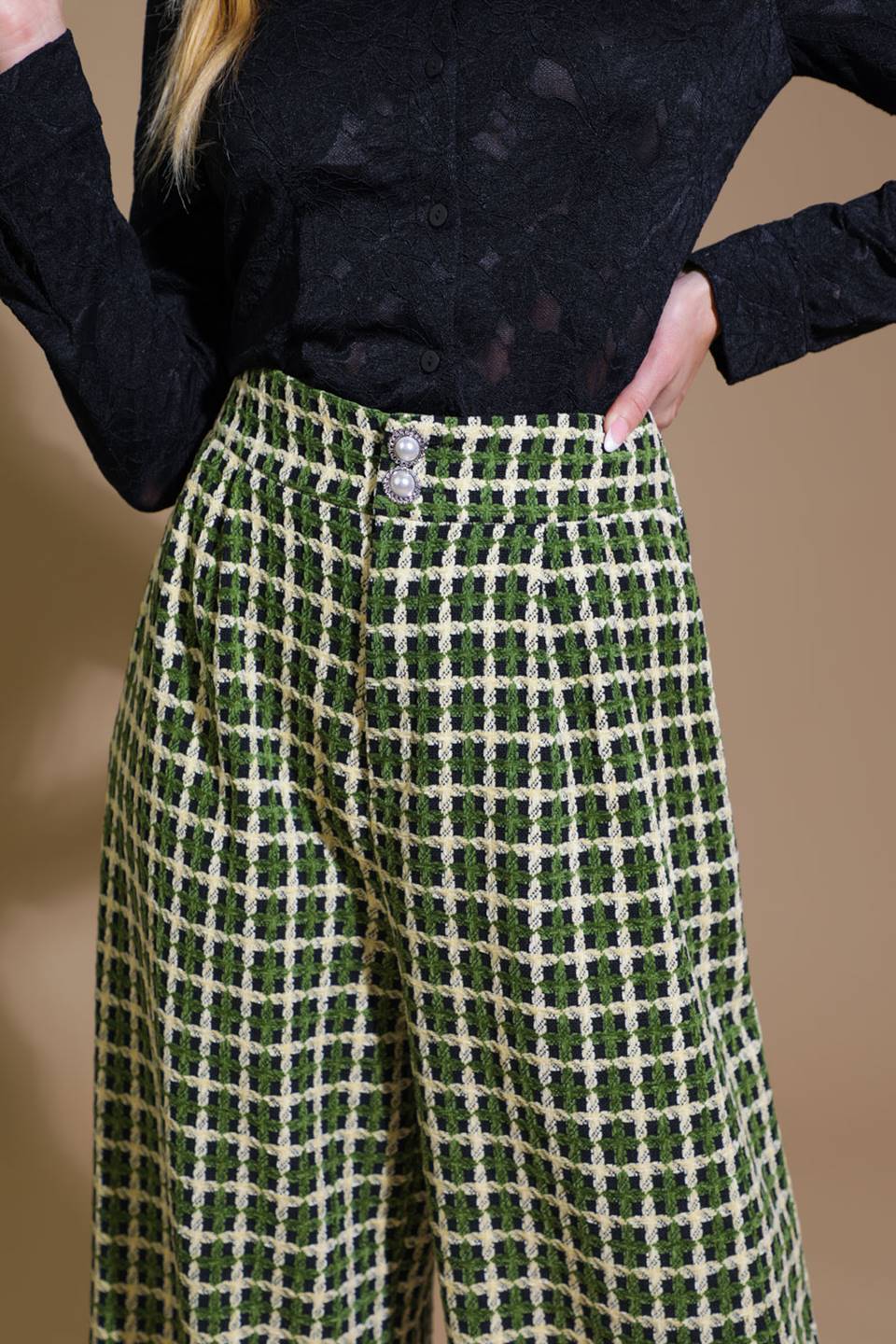 MY FAVORITE NIGHT TWEED PANTS - By Baano