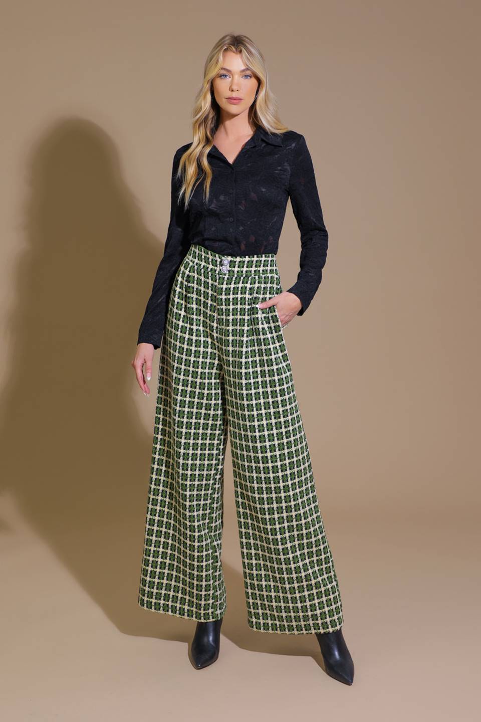 MY FAVORITE NIGHT TWEED PANTS - By Baano