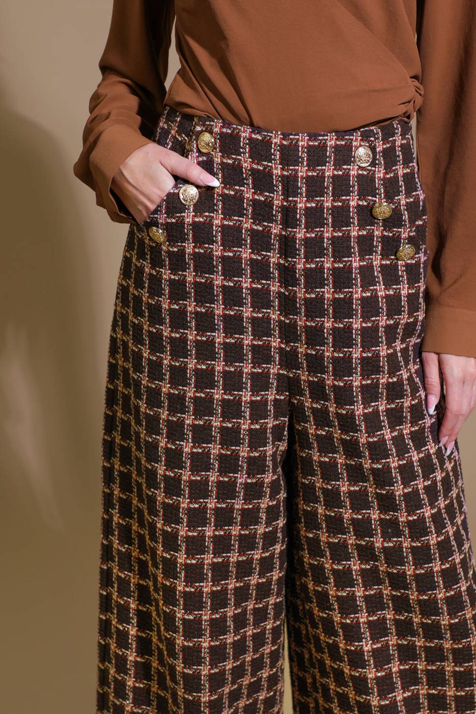 SHOW YOU OFF TWEED PANTS - By Baano