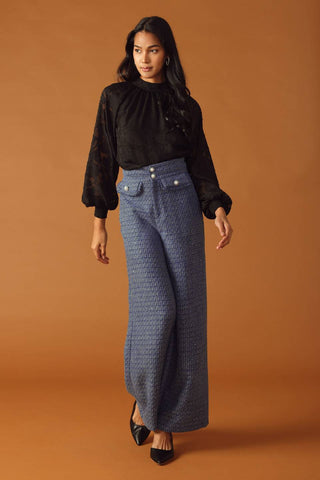 THREADS OF DESTINY TWEED PANTS - By Baano