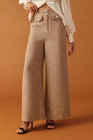 THREADS OF DESTINY TWEED PANTS - By Baano