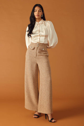 THREADS OF DESTINY TWEED PANTS - By Baano
