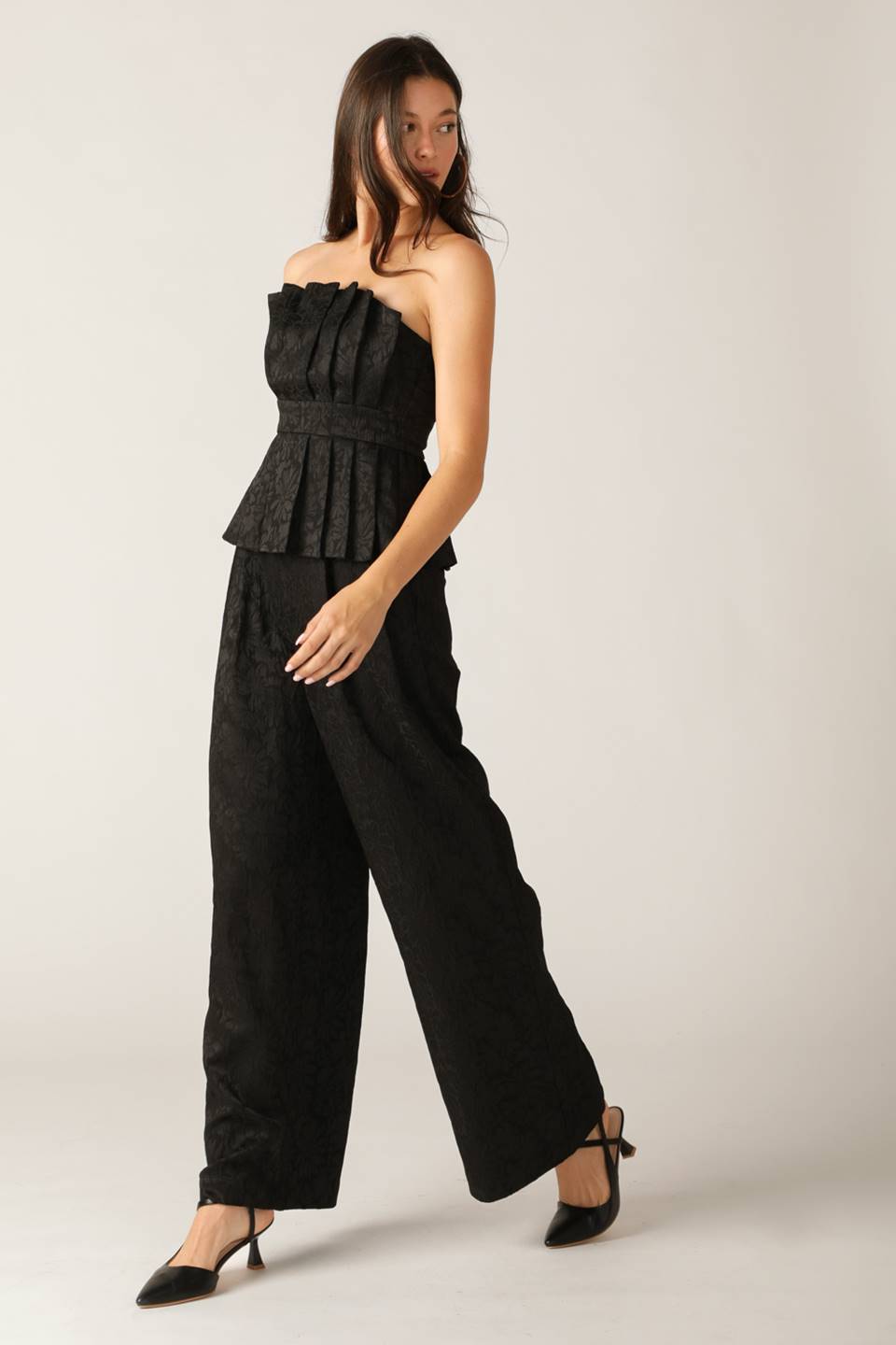 ELEGANT ESSENCE WOVEN PANTS - By Baano