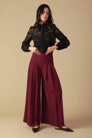 WANDERING HEARTS WOVEN PANTS - By Baano