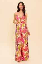 SAFE HAVEN PINK WOVEN JUMPSUIT - By Baano
