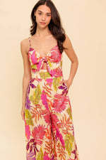 SAFE HAVEN PINK WOVEN JUMPSUIT - By Baano