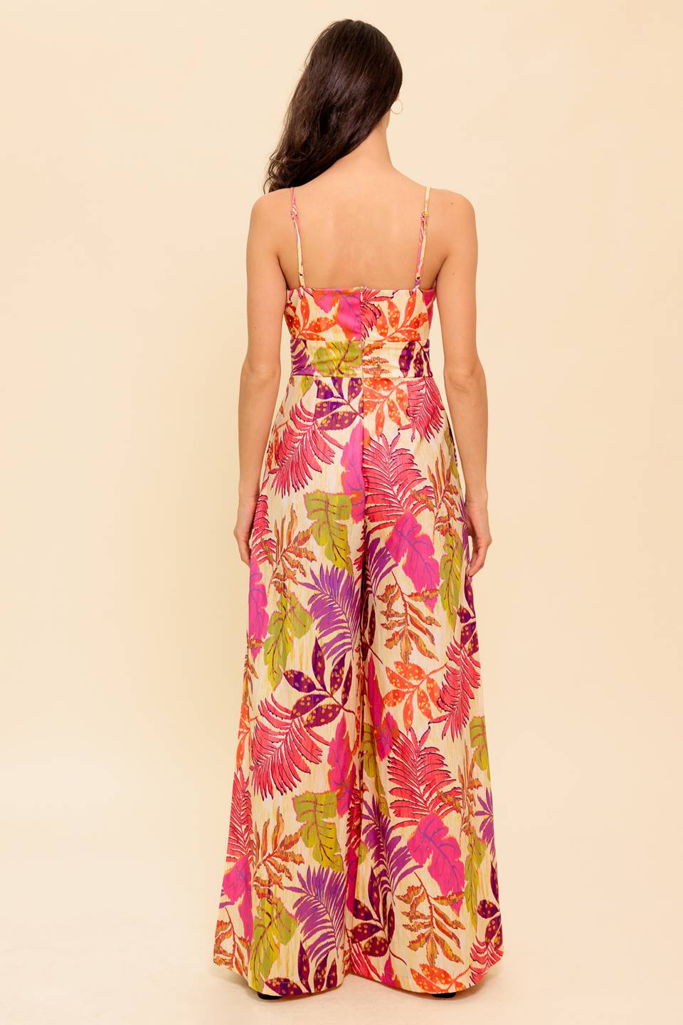 SAFE HAVEN PINK WOVEN JUMPSUIT - By Baano