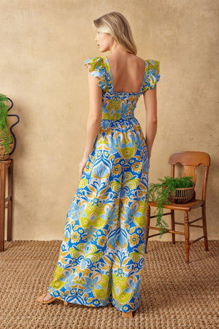 NO NEED TO WORRY WOVEN JUMPSUIT - By Baano