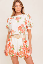 LOVELY DAYS IVORY WOVEN SHORT - By Baano