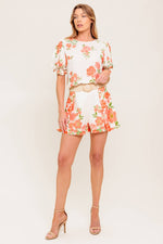 LOVELY DAYS IVORY WOVEN SHORT - By Baano