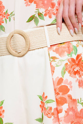 LOVELY DAYS IVORY WOVEN SHORT - By Baano