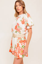 LOVELY DAYS IVORY WOVEN SHORT - By Baano