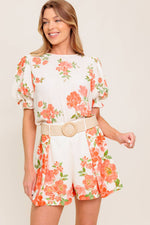 LOVELY DAYS IVORY WOVEN SHORT - By Baano