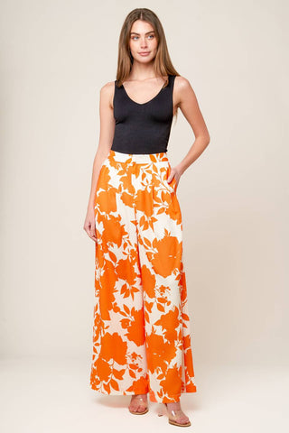 TIME FOR ORANGE TEA WOVEN PANTS - By Baano