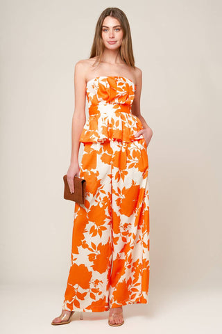 TIME FOR ORANGE TEA WOVEN PANTS - By Baano
