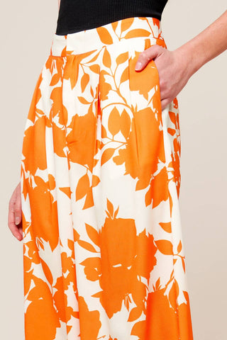 TIME FOR ORANGE TEA WOVEN PANTS - By Baano