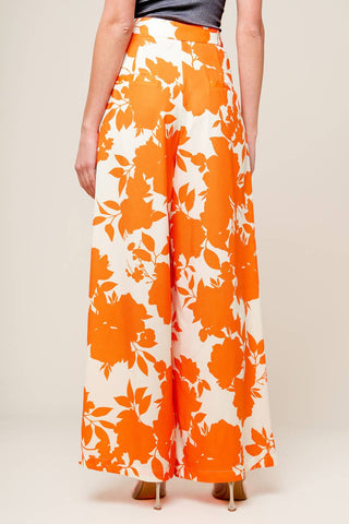 TIME FOR ORANGE TEA WOVEN PANTS - By Baano